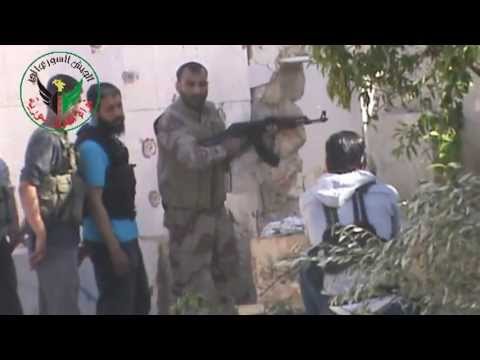 التصدي لقوات النظام على جبهة ضهرة عبد ربه في حلب من قبل لواء أحرار سورية