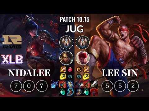 RNG XLB Nidalee vs Lee Sin Jungle - KR Patch 10.15