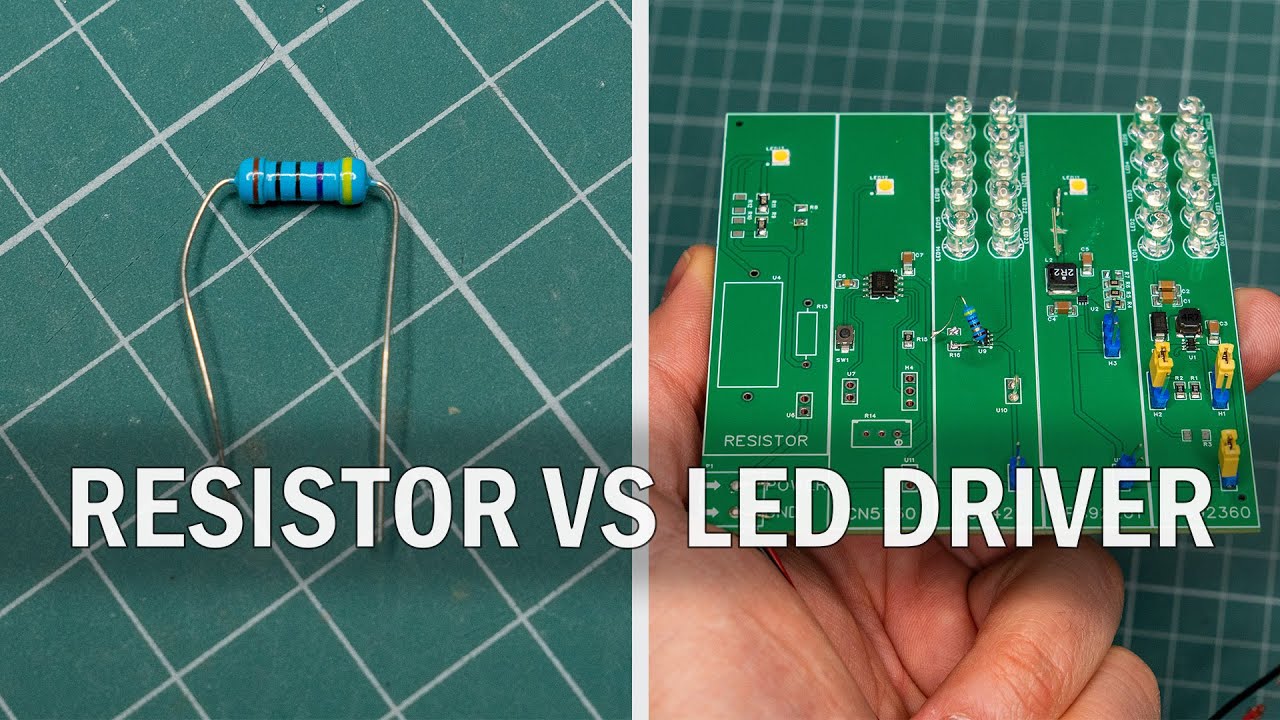 LED + Resistor VS LED Driver: the many benefits of LED drivers over simple resistors