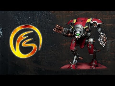 The Hobby Table - How To Quickly Paint Armiger Warglaives Warhammer 40k Firestorm Games
