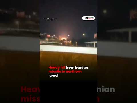 Heavy Iranian Missile Strike Hits Northern Israel, Causing Major Damage and Rising Tensions