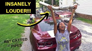Adding HIGH FLOW CATS To My Camaro SS, IT'S A MONSTER!