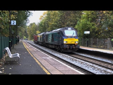 68018 and 68002, then 172345, Old Hill 25/10/18
