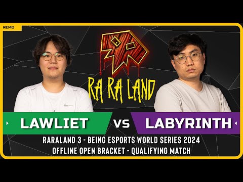 WC3 - [NE] LawLiet vs LabyRinth [UD] - Qualifying Match - RaRaLand 3 Being Esports World Series 2024