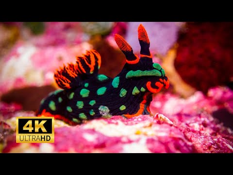 Amazing Sea Creature 4k | Nudibranch Underwater Creatues