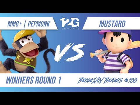 BrookLAN Brawls 100 - MMG+ | Pepmonk (Diddy Kong) v. Mustard (Ness) - Winners Round 1