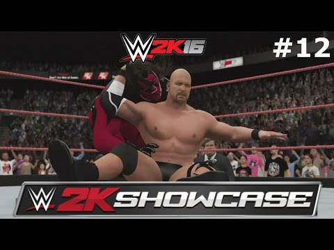 CyberOcelot Plays WWE 2K16: 2K Showcase [Part 12] Austin 3:16 [Kane Vs Steve Austin]