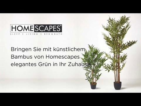 Künstlicher Bambus Grün - Polyester - 70 x 155 x 155 cm