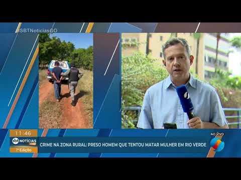 Homem é preso suspeito de tentar matar mulher na zona rural de Rio Verde