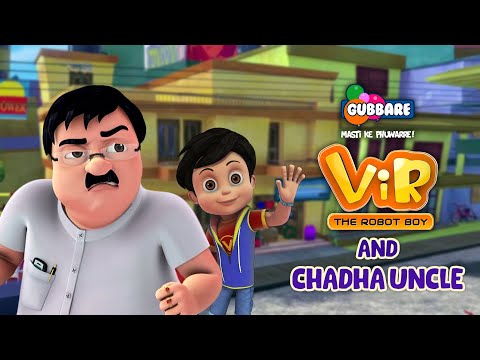 ViR-The Robot Boy - ViR and Chadha Uncle | Action Cartoon Video | Gubbare TV