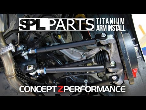Infiniti Q60 Red Sport Suspension [PART 1] - SPL Rear Control Arm Installation