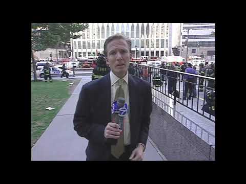 WABC 9/11 South Tower Collapse 1080p Upscaled