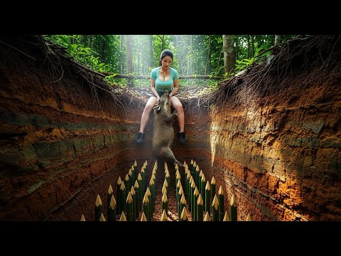A Wild Boar Falls Into The Trap – Just When Joy Begins, An Unexpected Danger Strikes Hard