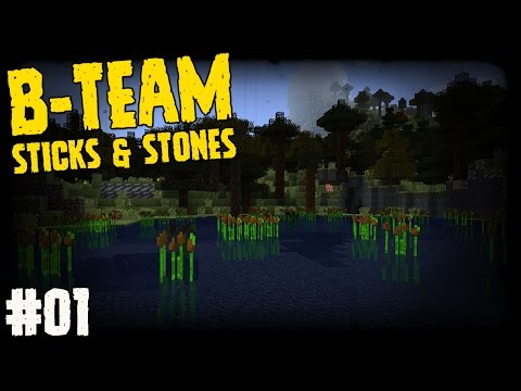 B-Team Sticks & Stones Ep01 - "Cold, Wet, and Starving...AGAIN!!!" (TerraFirmaCraft HQM modpack)