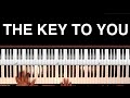 THE KEY TO YOU  with LYRICS -smooth jazz (piano cover by Blessie)