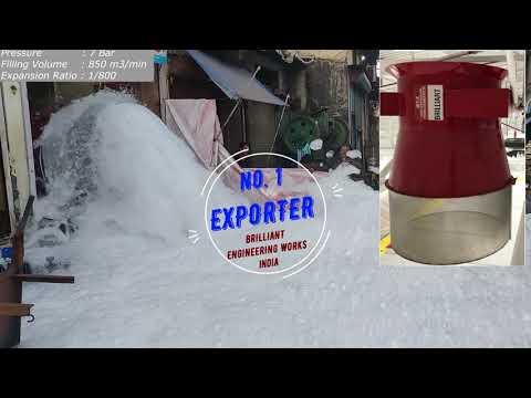 Water Powered High Expansion Foam Generator