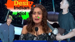 Desi Indian idol  funny video  lagan lagan lag gay