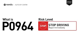 OBD p0964 significado