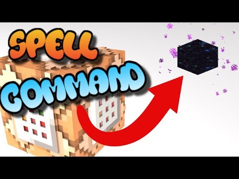 Minecraft Command Block Tutorial - End Spell Bedrock Edition (Xbox One,Mcpe,Windows10)