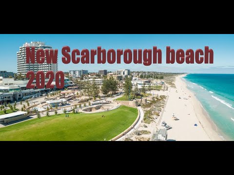 Scarborough Beach and The La Capannina Restaurant.