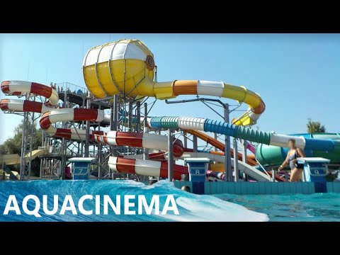 All water slides in the Aquacinema Kisvárda water park