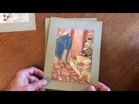 Art Nouveau Middle East Edmund Dulac 1907 Fantasy color prints lot x 10 A+