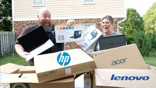 I bought a $4,000 TARGET Electronics Pallet of LAPTOP COMPUTERS