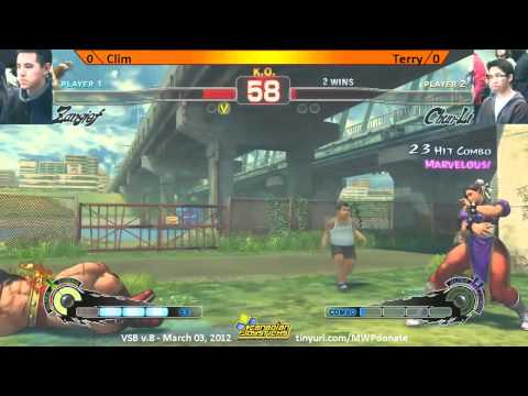 Clim vs Terry - SSF4AE Singles - Vancover Street Battle 8