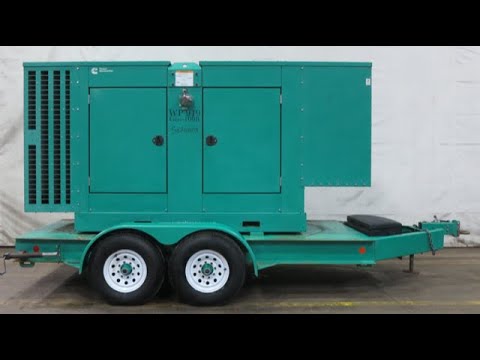 Cummins DSGAA 100 kW portable diesel generator QSB7-G3 EPA Tier 3 eng, 116 Hrs, Yr 2008 CSDG # 2903