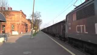 preview picture of video 'Myszków dworzec PKP - ET22-143 & ET21-66 CTL Logistics'