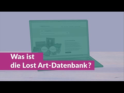 Explanatory film about Lost Art Database