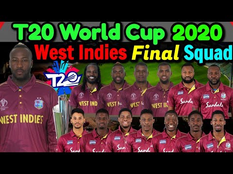 T20 World Cup 2020 West Indies Team 15 Members Squad | West Indies Team for T20 World Cup 2020 |