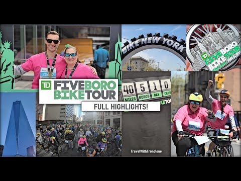 TD FIVE BORO BIKE TOUR — Full Ride Highlights! 🚲