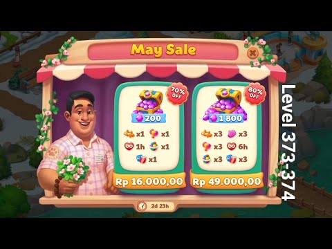 Gameplay Wildscapes Level 373-374