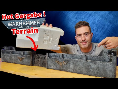 Turn Styrofoam into Cement! Warhammer 40k Trash Terrain