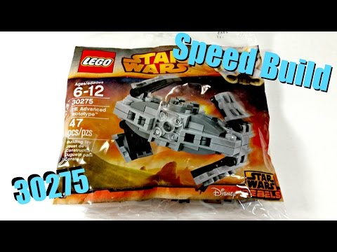 Lego Star Wars Tie Advance Prototype 30275 Speed Build