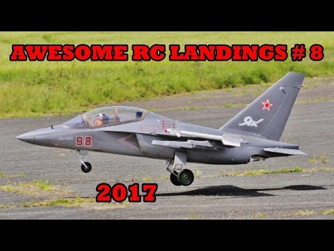 "AWESOME RC LANDINGS" SPORTS & FIGHTER JETS ETC LANDING # 8 - 2017