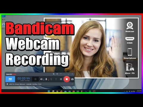 How to Record Webcam and Sound, Device Recording Mode - Bandicam ▶4:25