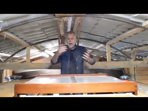 Boat plans and black locust hatch frames - SV Tapatya EP107