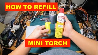 HOW TO REFILL MINI TORCH 🔥 LIGHTER 🔥 (EAGLE TORCH) - REFILL LIGHTER FLUID