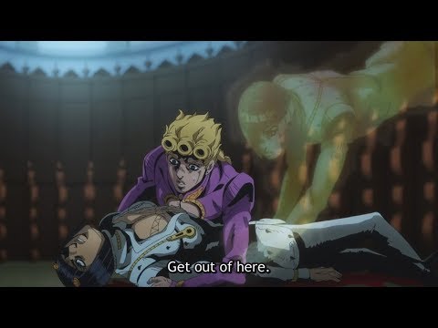 JJBA Golden Wind: Giorno heals and saves Bucciarati