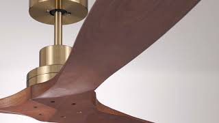 1_Watch A Video About the 66 Casa Delta DC XL Soft Brass Ceiling Fa
