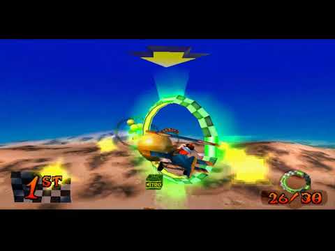 Crash Bandicoot - Warped (PS1) 105% Walkthrough pt46 - Rings of Power