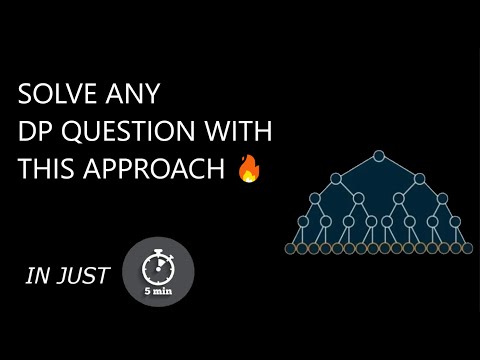 Solve Any Dynamic Programming Problem With This Approach 🏆 | Concept Overview| Ace Coding Interviews