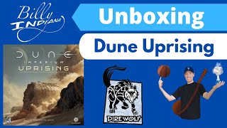 Dune Imperium: Uprising Board Game Unboxing (the latest game from Dire Wolf)