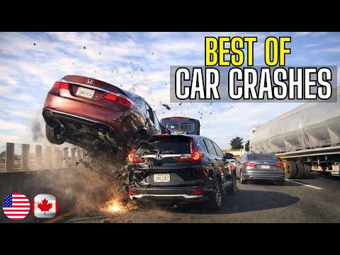 Best of Car Crashes Compilation | USA & Canada - 53