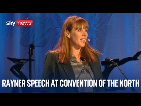 Angela Rayner delivers speech at Convention of the North