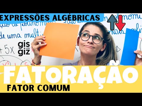 FATORAÇÃO de EXPRESSÕES ALGÉBRICAS | POLINÔMIOS | | FATOR COMUM em EVIDÊNCIA | Aula 1 - \Prof. Gis/