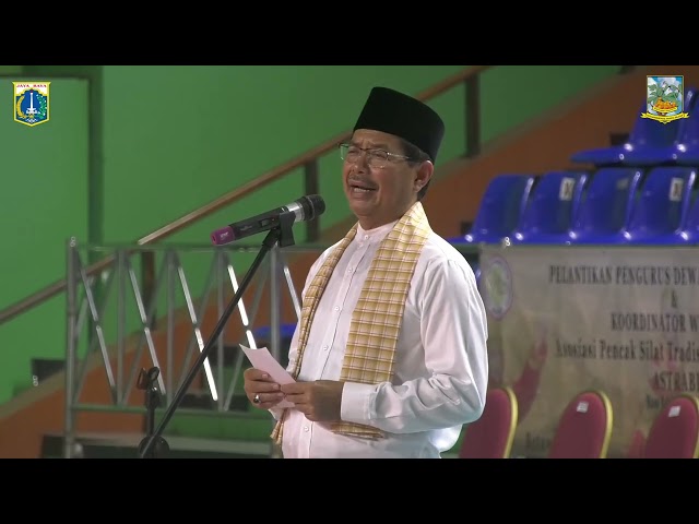 SEKDA DKI JAKARTA LANTIK PENGURUS ASTRABI DI GOR BULUNGAN