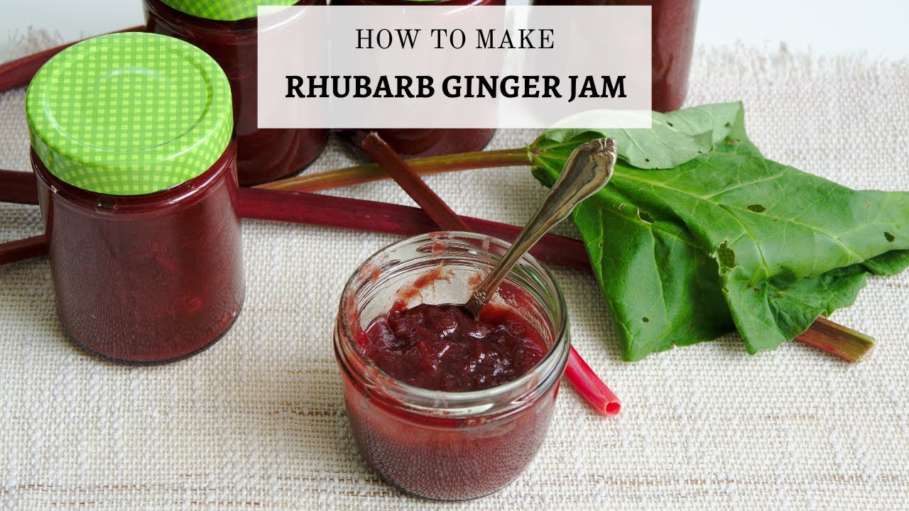 Watch video How to make Rhubarb Ginger Jam (Easy & Tasty Recipe ) Now How to make Rhubarb Ginger Jam (Easy & Tasty Recipe )